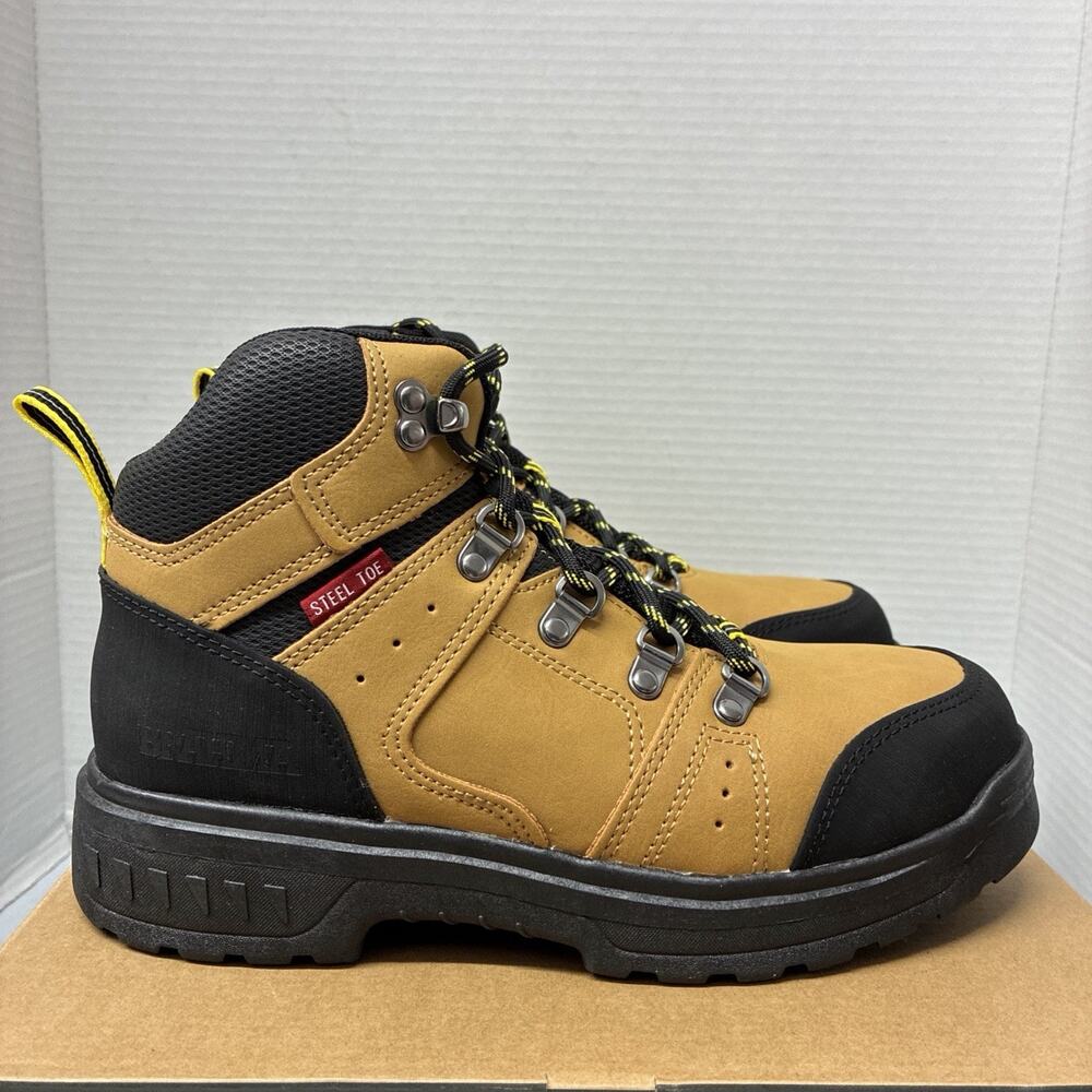 Brahma Appaloosa Steel Toe Work Boots Mens Size US 7 Anti-Fatigue Footbed NWB
